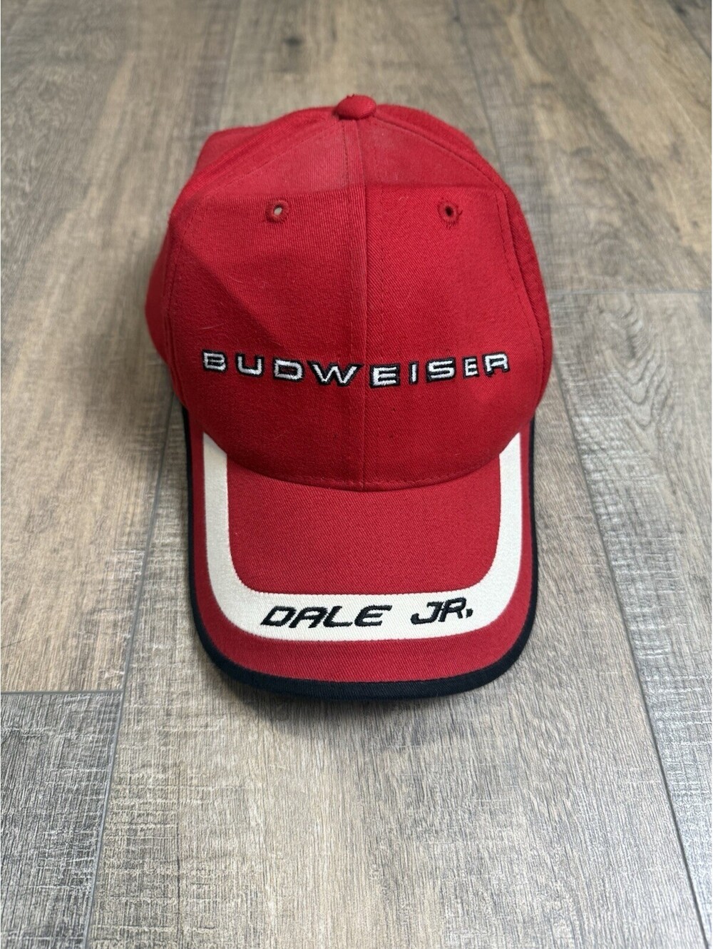 Winners Circle Dale Earnhardt Jr #8 Budweiser Baseball Cap Hat NASCAR Red Cotton